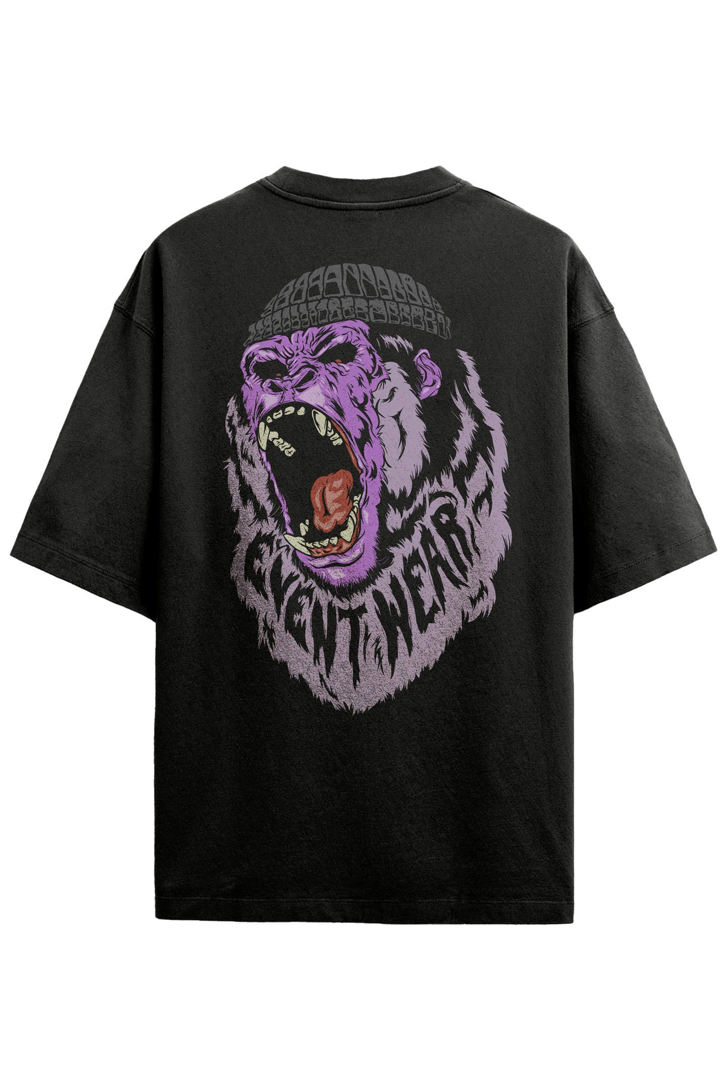 Gorilla Print Oversized Shirt